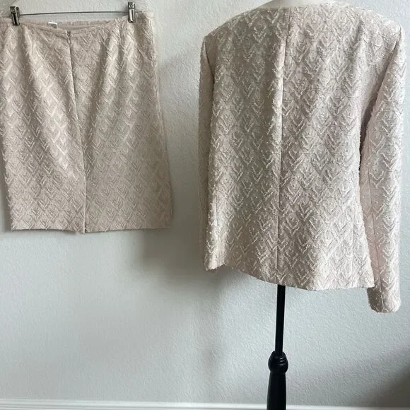 Preston & York 2 piece Blazer Suit & Skirt 18 Formal Career Office Oldmoney - Picture 11 of 16